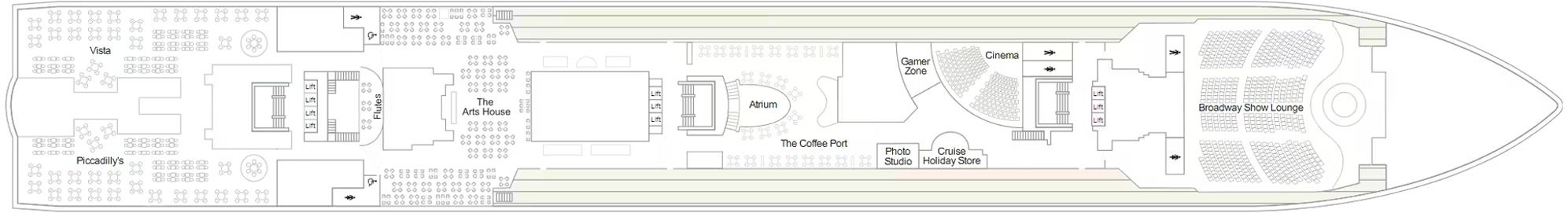 Marella Cruises, Marella Voyager Deck 6.png